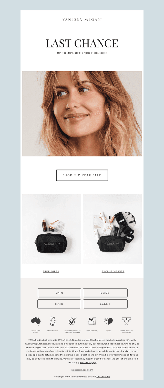 This Is It. 40% Off Ends Tonight.