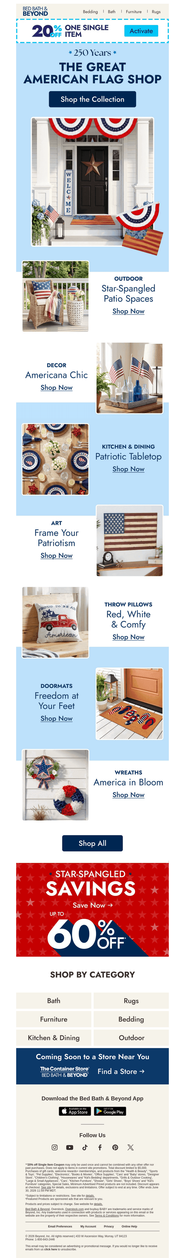 🇺🇸 The Great American Flag Shop is open