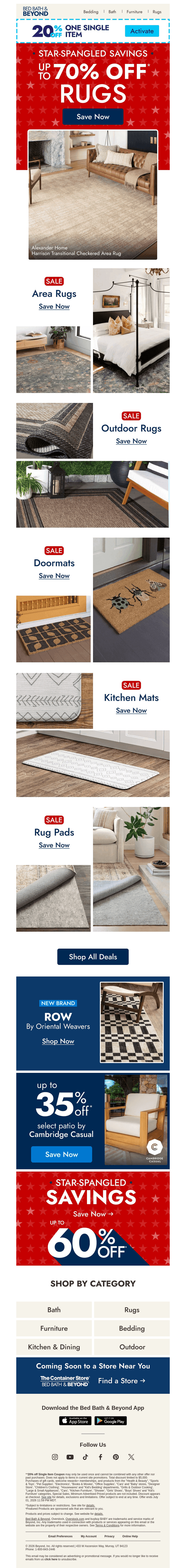 Red, white & rug deals 🇺🇸