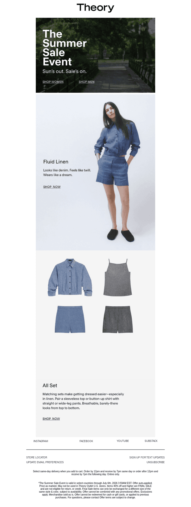 Summer Style Tip: Linen on Linen