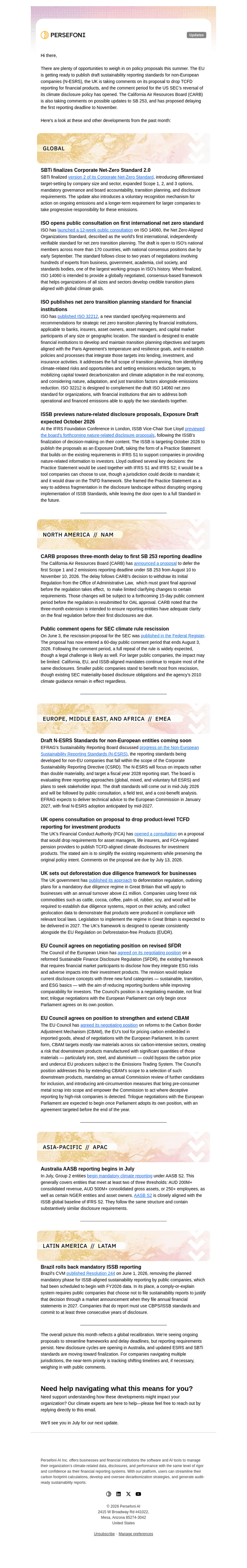June 2026 Climate Policy Roundup
