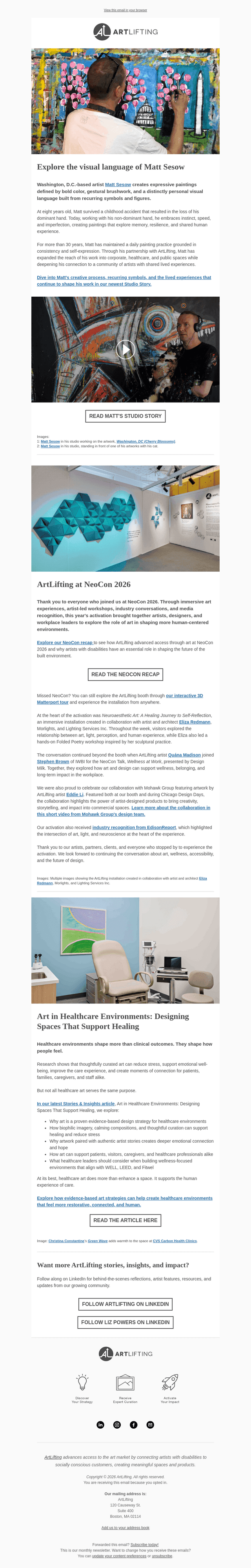 Art Lifting email from Tue, Jun 30, 2026
