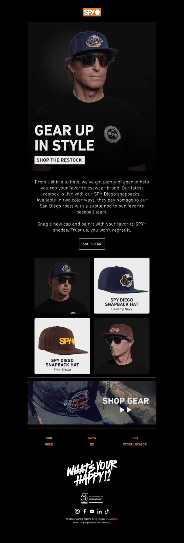 New SPY+ Gear Just Dropped