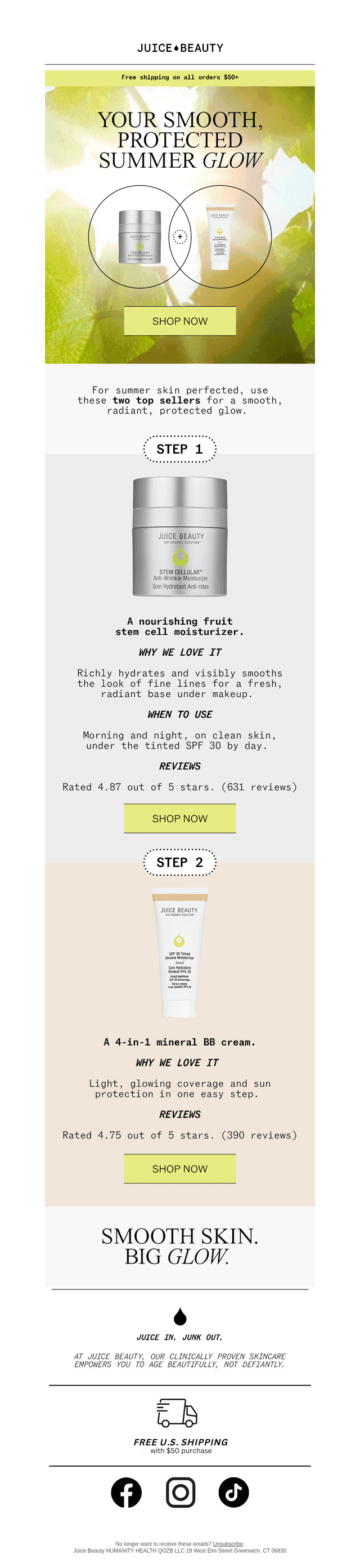 Your summer glow has arrived!