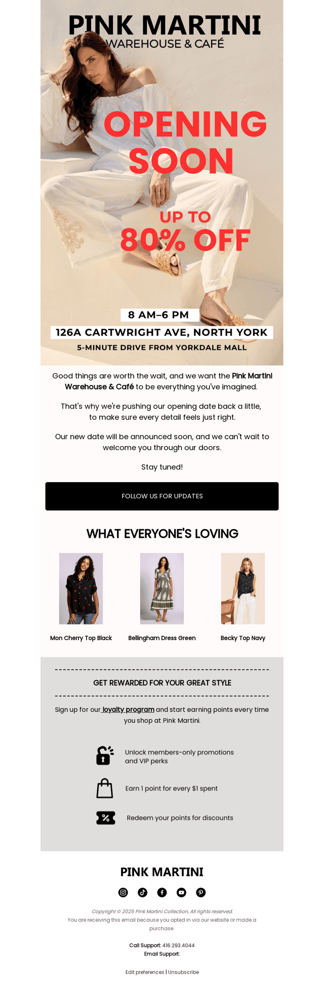 A Quick Update On Our Opening 💌