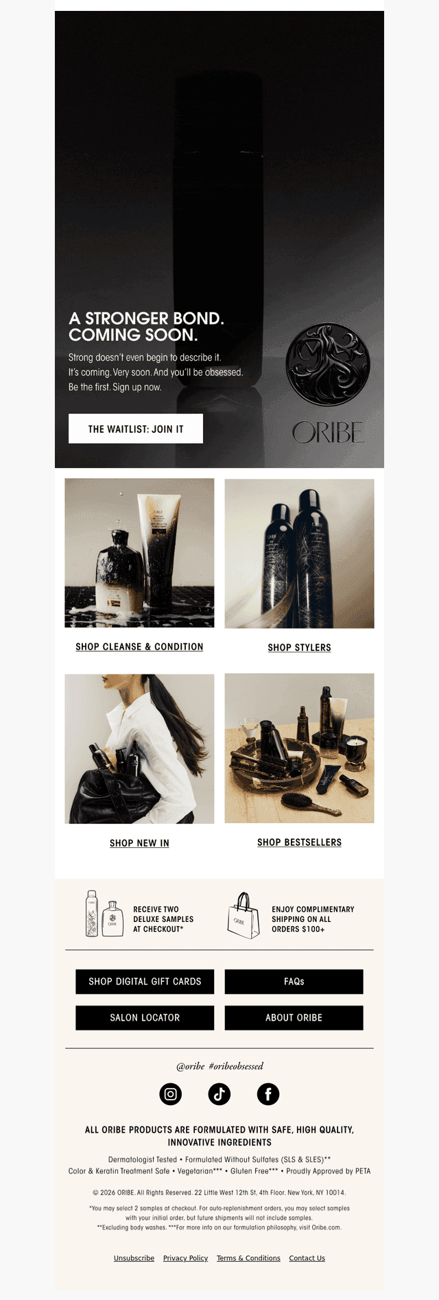 Oribe email from Wed, Jul 1, 2026