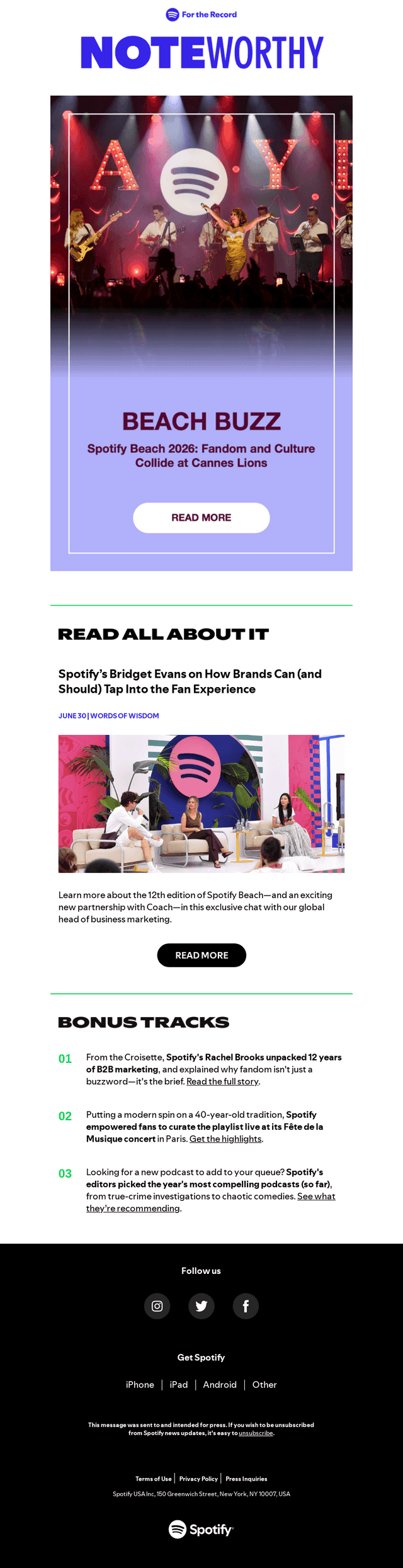Inside Spotify's Blockbuster Week in Cannes