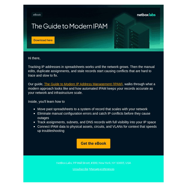 Automate IP address management [eBook]