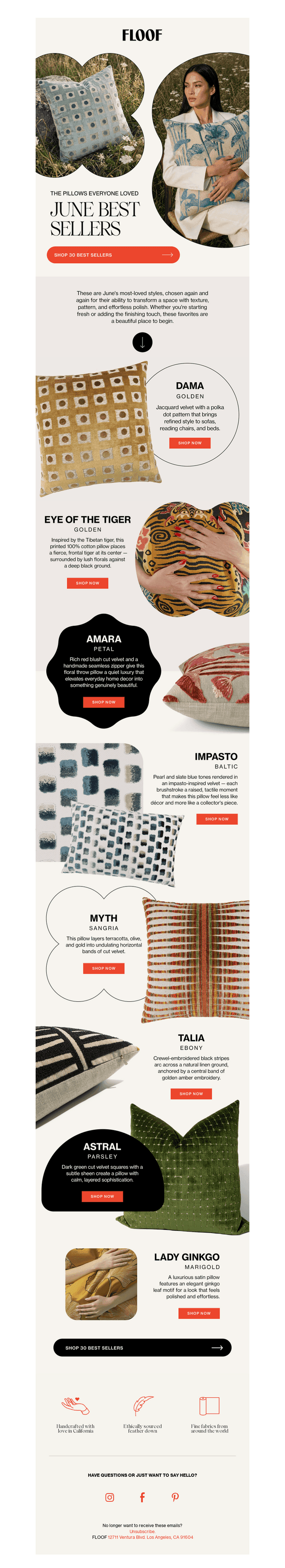 June's Most-Loved Pillows