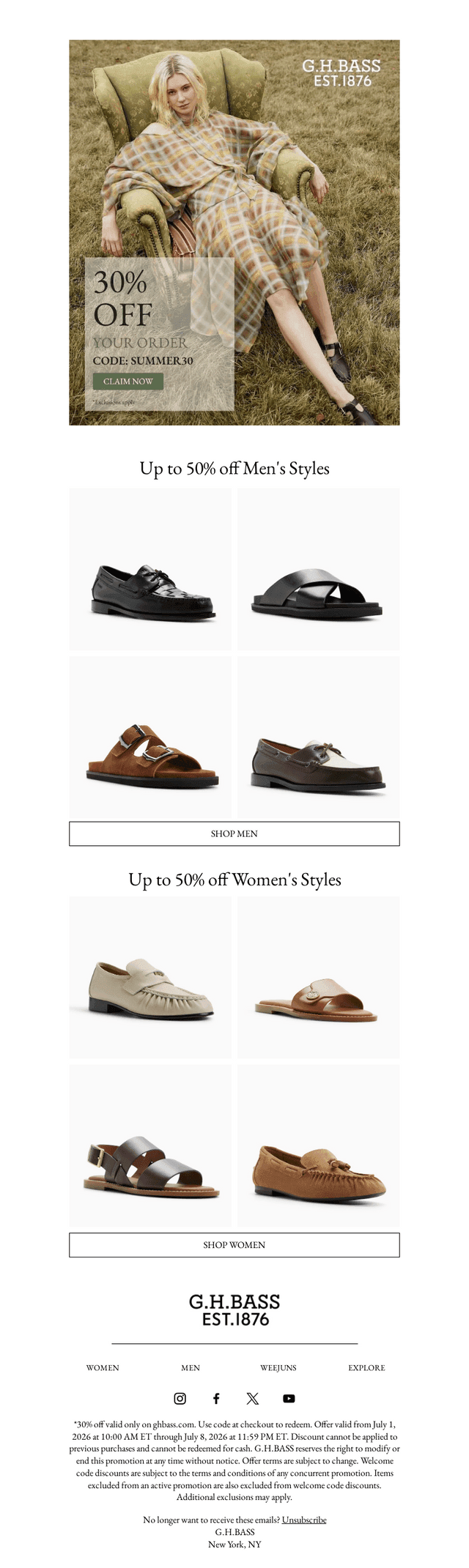 Up to 50% + EXTRA 30% off