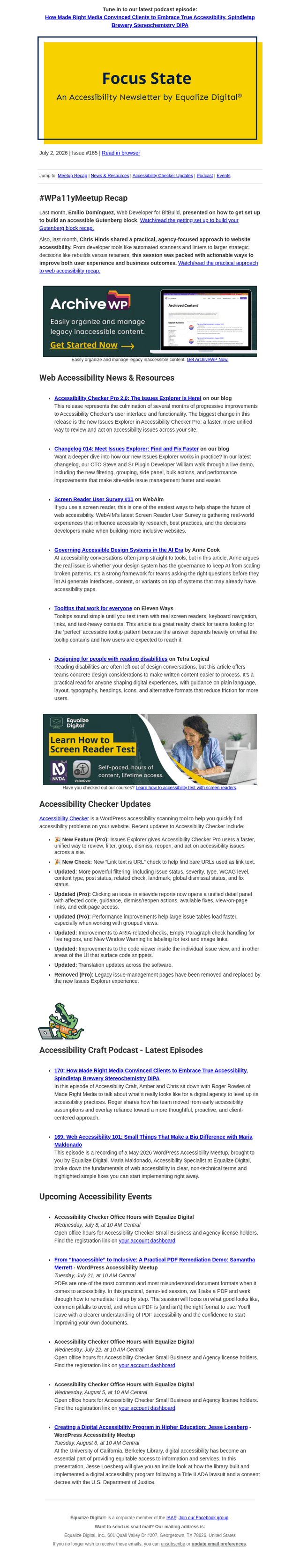 Accessibility Checker Pro 2.0: The Issues Explorer is Here! + Other Accessibility News