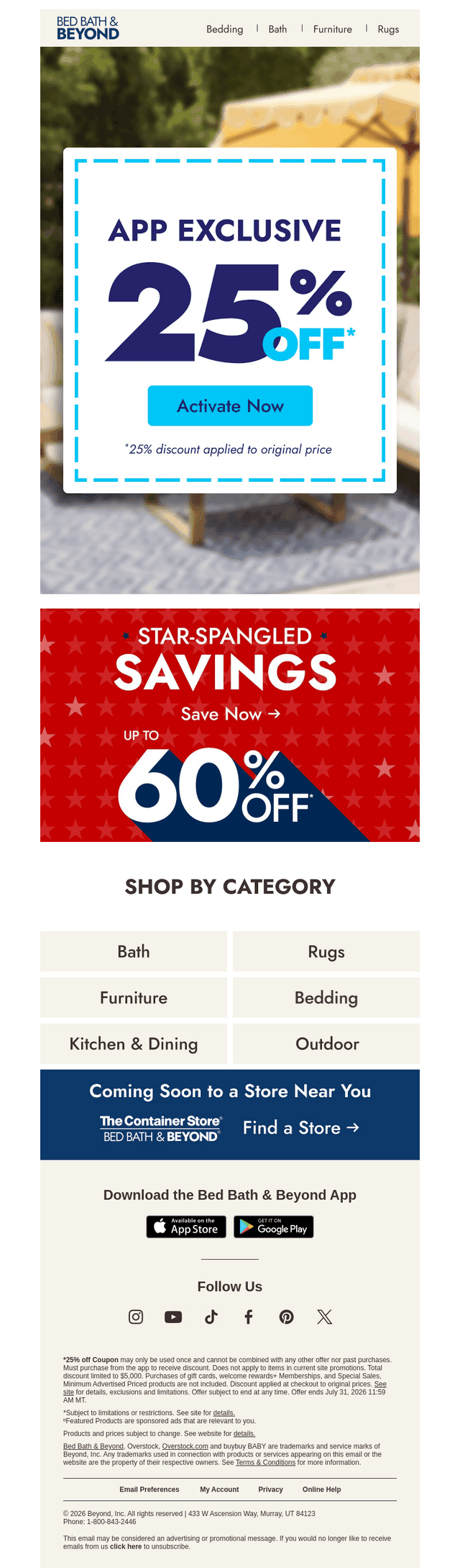Your next great find deserves 25% off* ✨