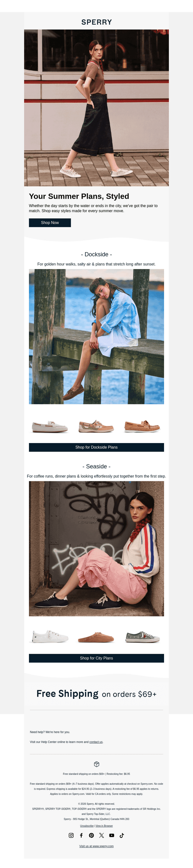 Sperry email from Fri, Jul 3, 2026