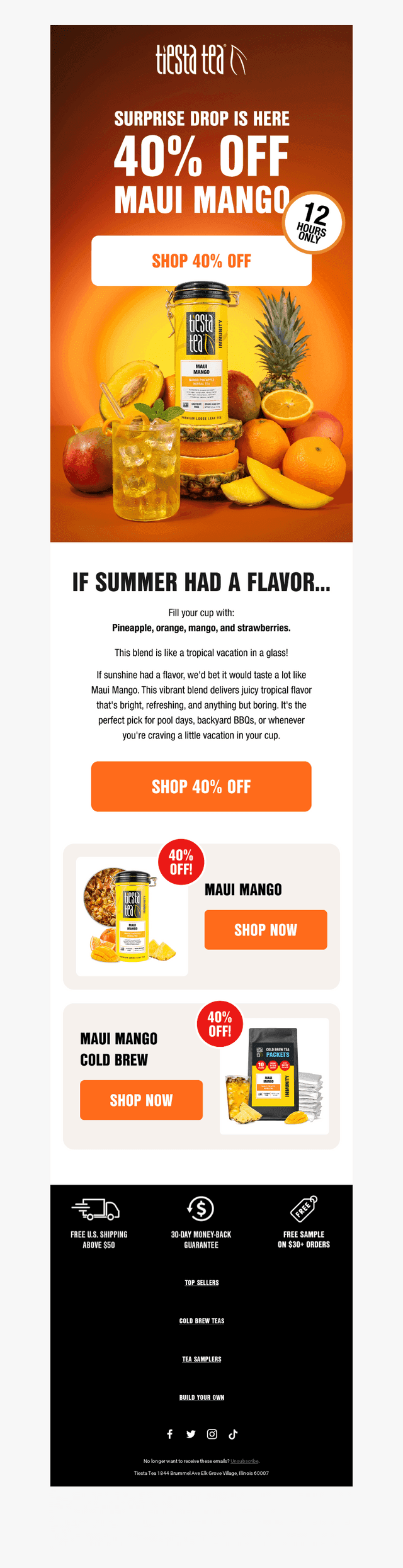 Surprise! 40% Off Maui Mango 🥭