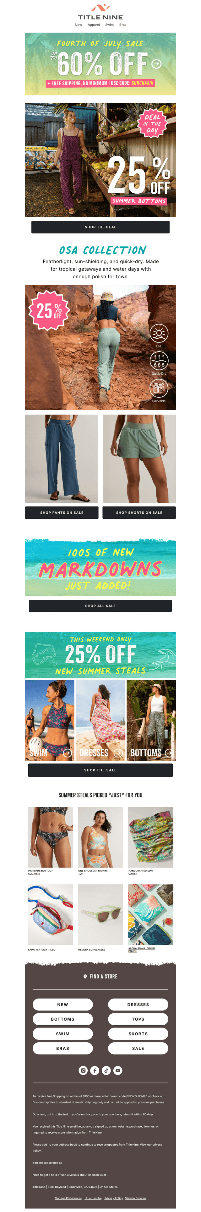 ATTN 🚨 25% off summer bottoms!