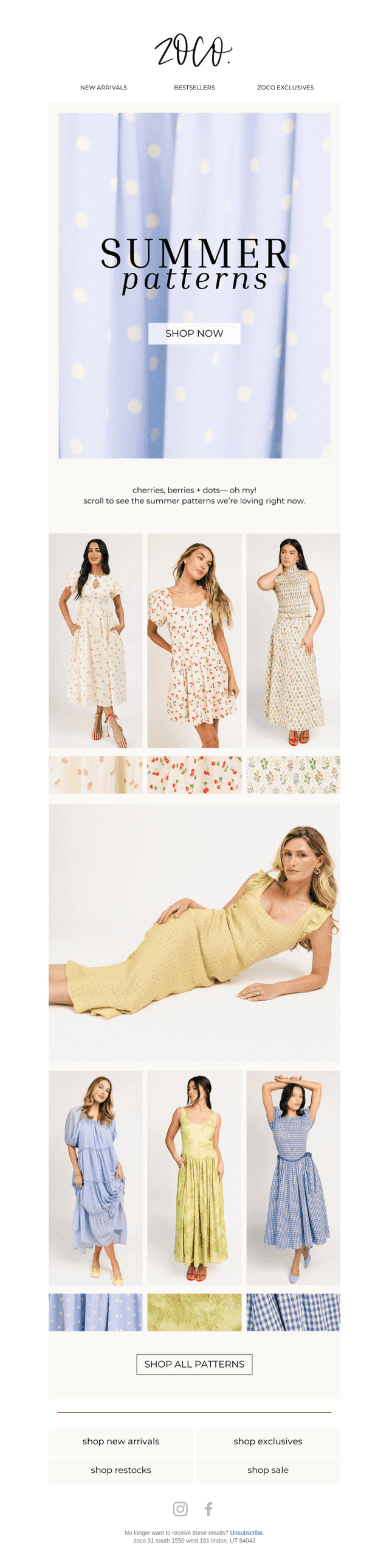 cherries, berries + dots— oh my!