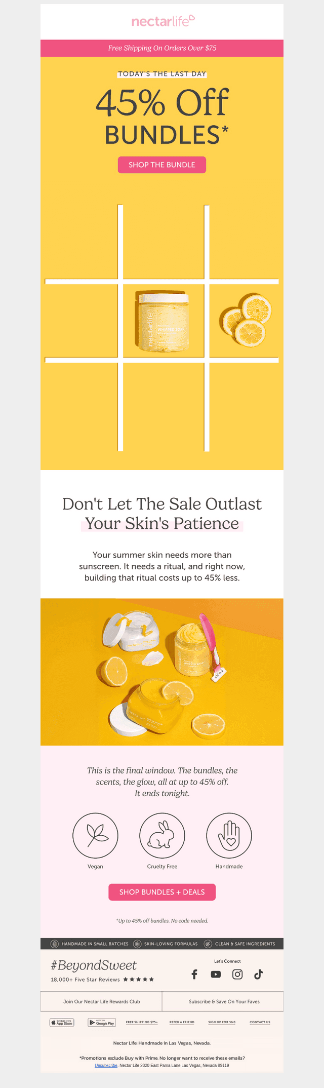 Up to 45% off bundles.