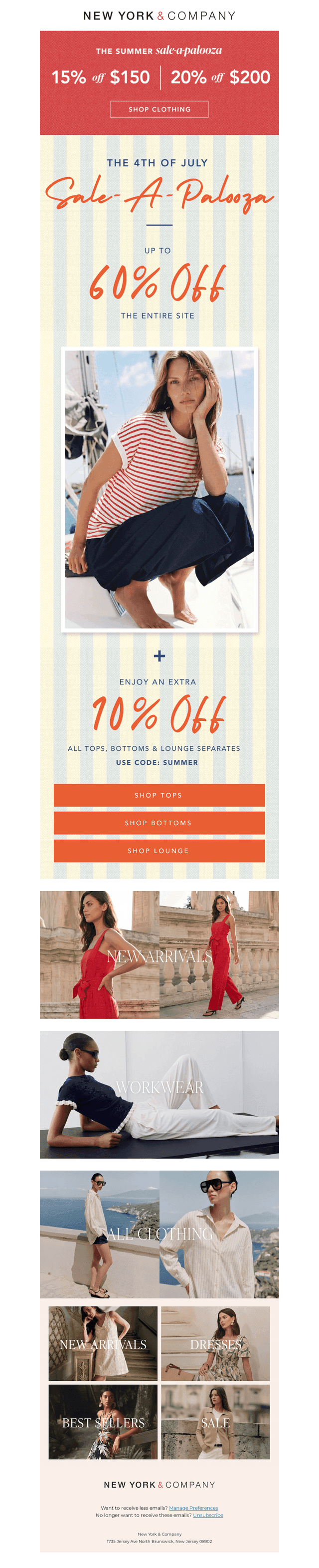 Red, White & 60% Off ❤️