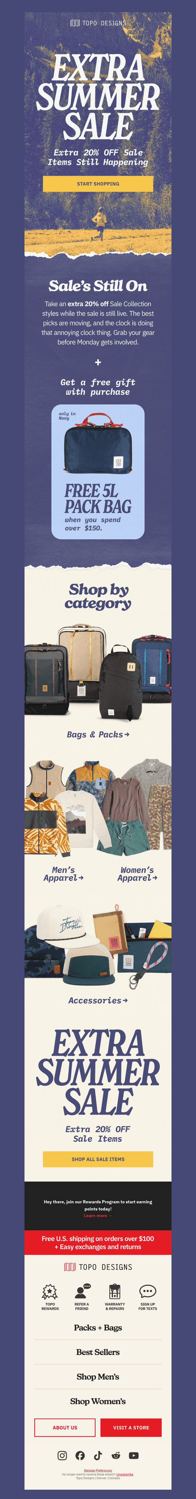 Weekend Plans: Extra 20% Off Sale Gear