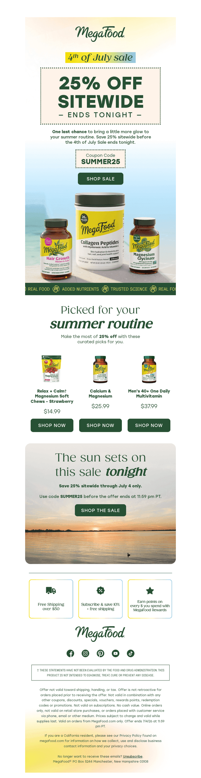 25% OFF Sitewide Ends Tonight