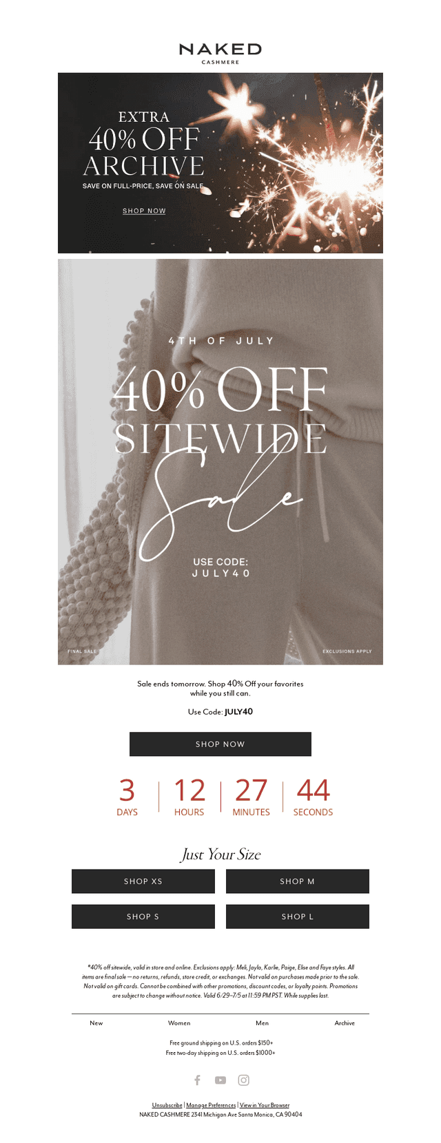 🎆✨40% Off Sitewide. Final Hours.✨🎆