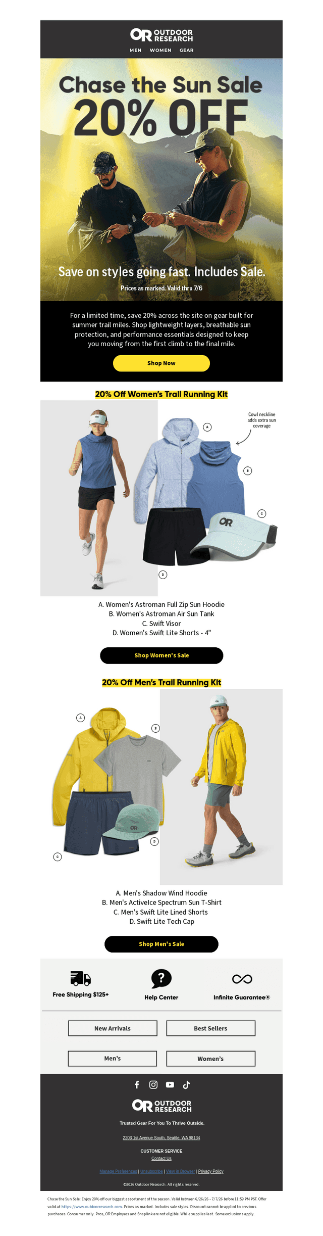 20% Off Your Trail Running Kit