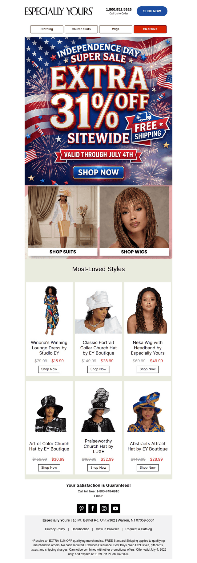 EXTRA 31% OFF Sitewide + FREE Shipping