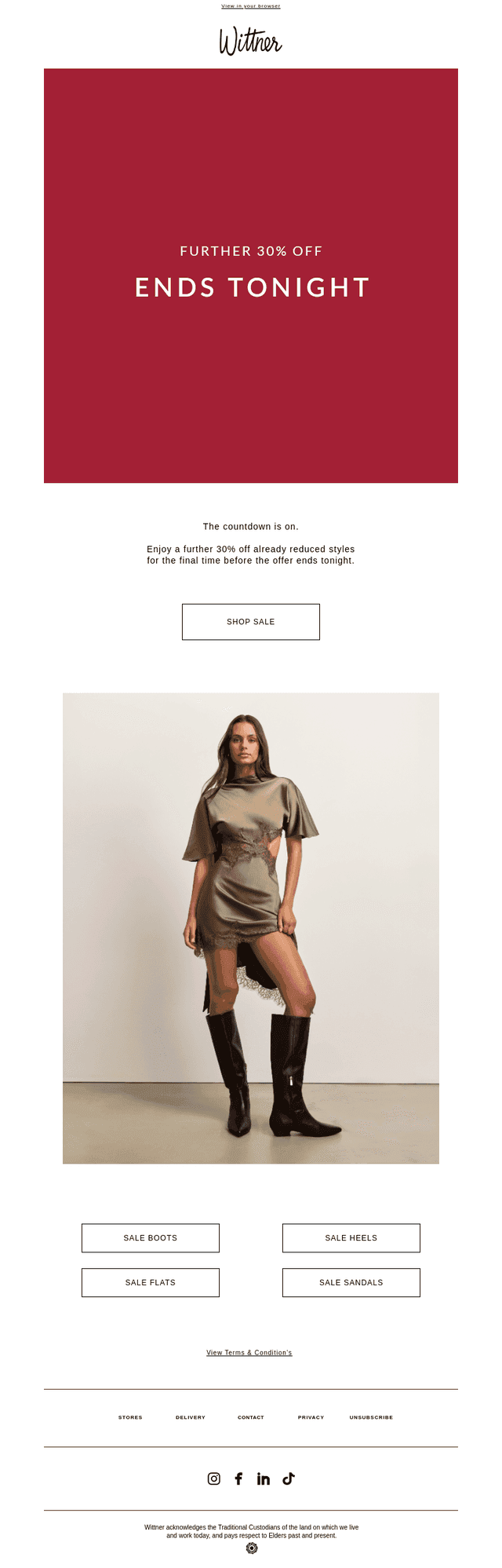 Ends Tonight: 30% Off Sale