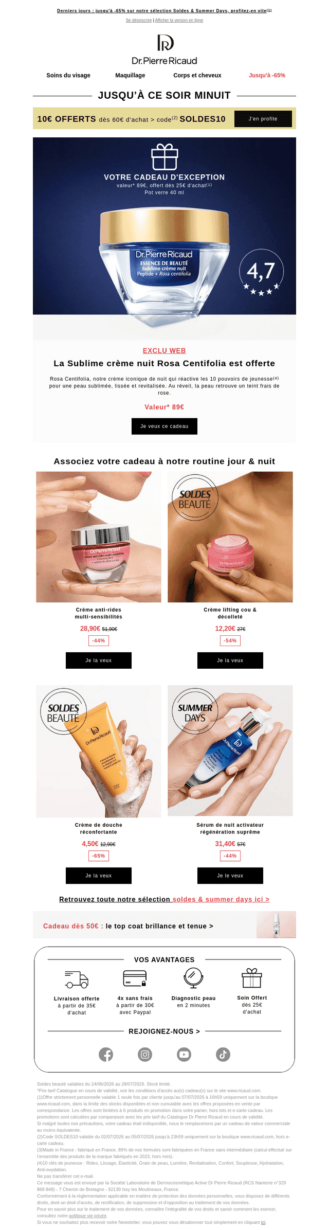 Jusqu'à ce soir : 10€ offerts sur votre commande