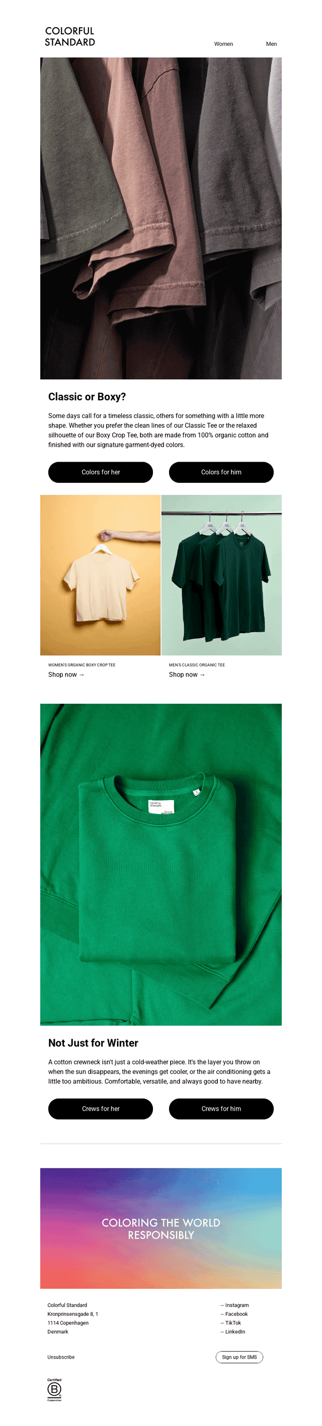 Find your favorite fit.