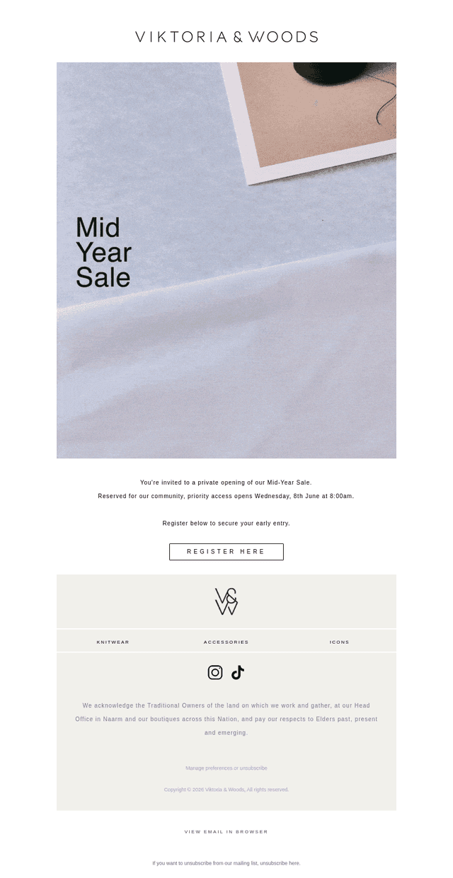 Valued Customer, your personal invitation