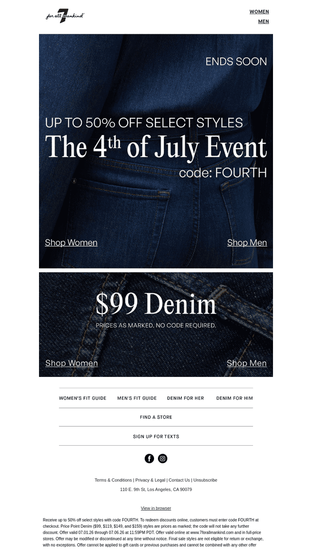 Up to 50% Off Ends Soon