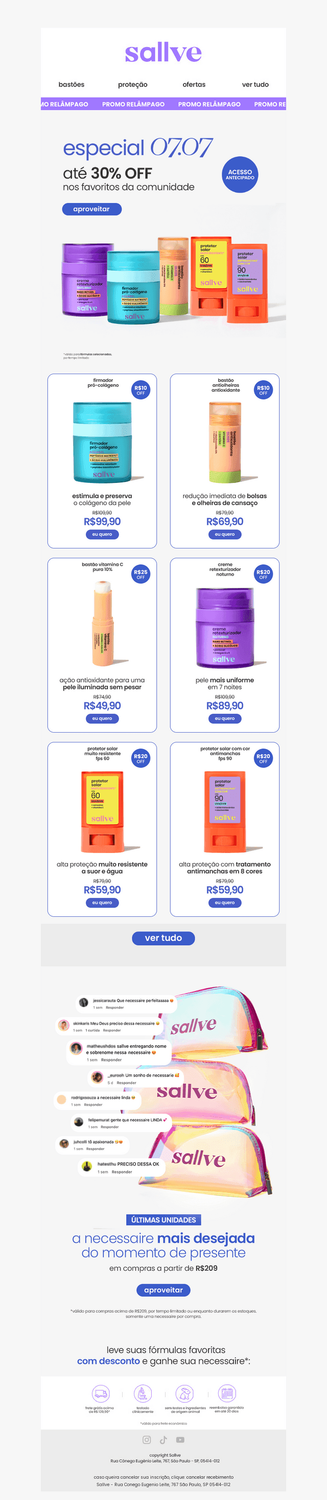 Até 30% OFF! Vem pra data dupla! 🎉