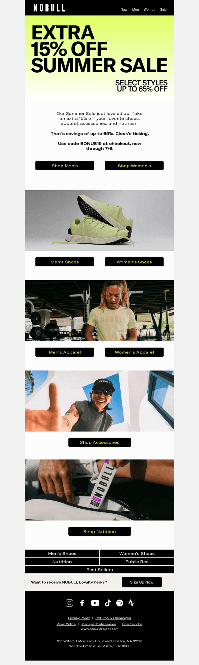 Extra 15% Off Summer Sale Items