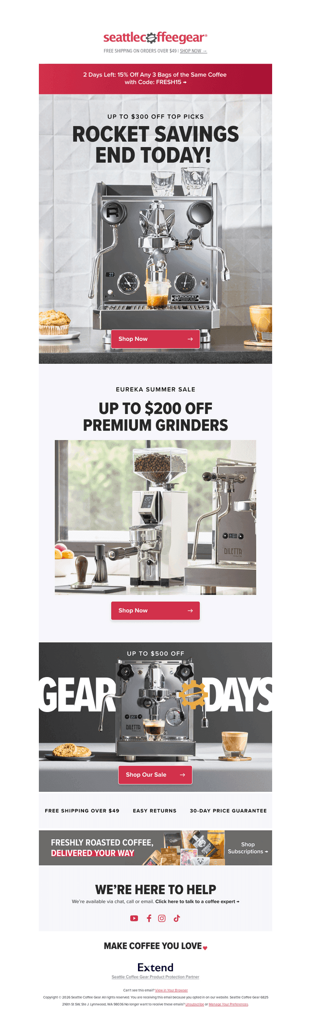 Massive Price Drops on Rocket End Today!