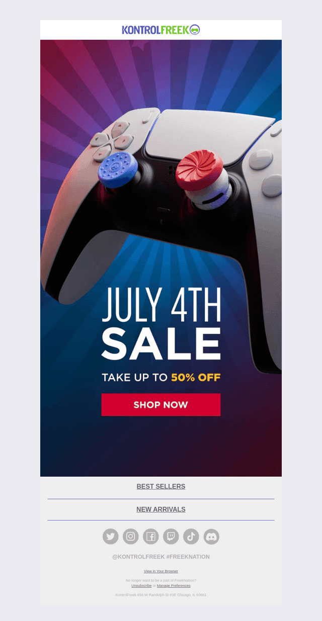 KontrolFreek email from Sun, Jul 5, 2026