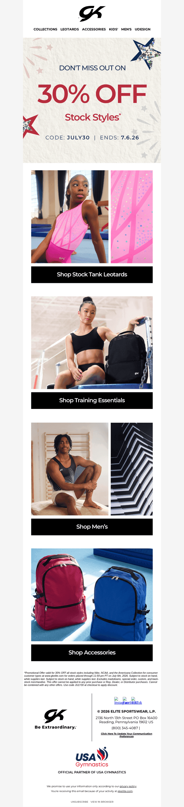 30% OFF Stock Styles Ends Tomorrow