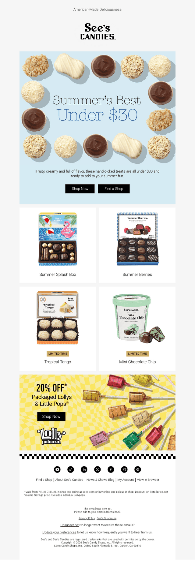 Summer Favorites Under $30