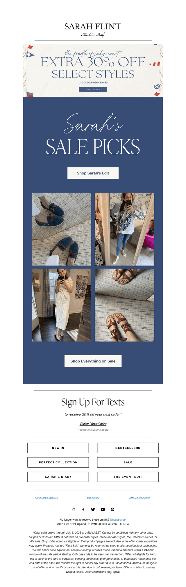 Sarah's Sale Picks