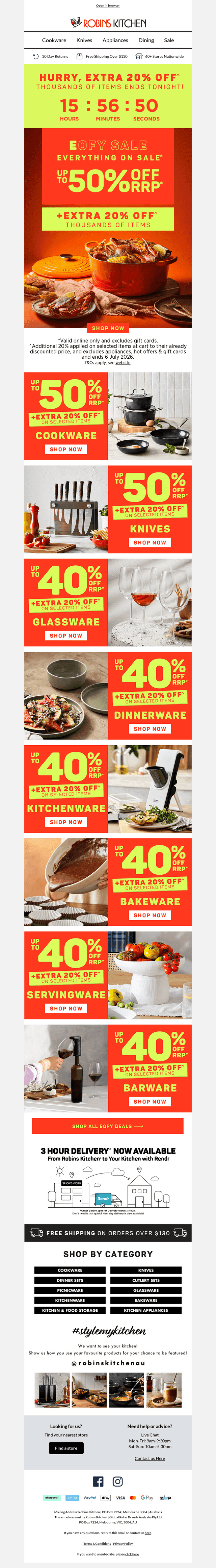 PLUS EXTRA 20% MUST END TONIGHT!