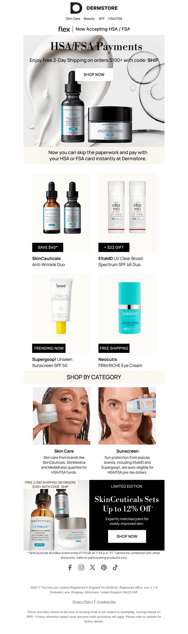 DermStore email from Sun, Jul 5, 2026