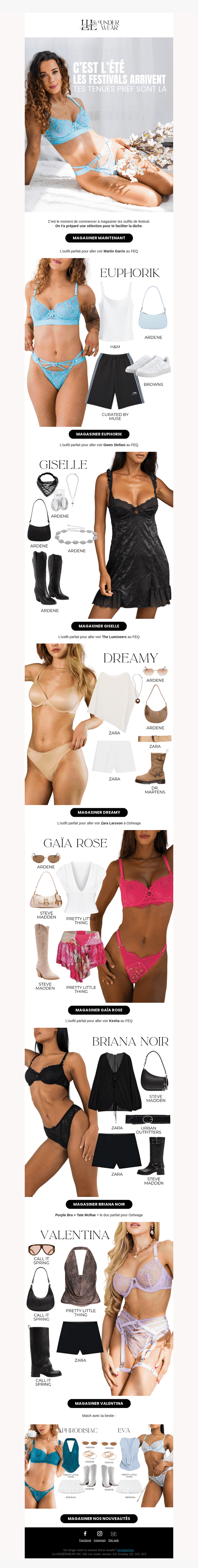 Prête pour les festivals ?
