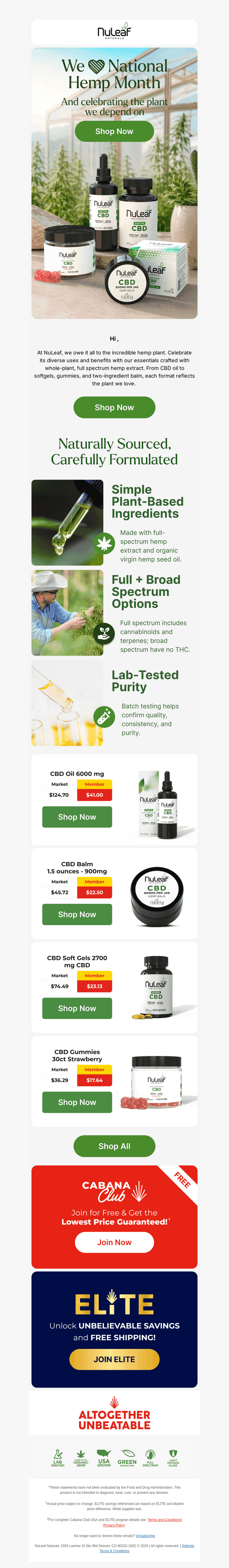 Celebrating Hemp Month
