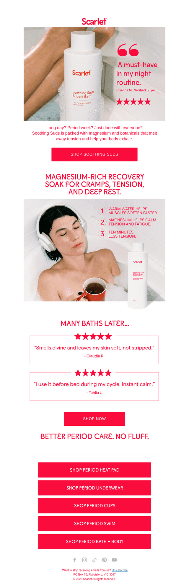 The bath that makes everything better.