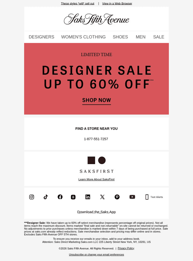 Hurry for up to 60% off