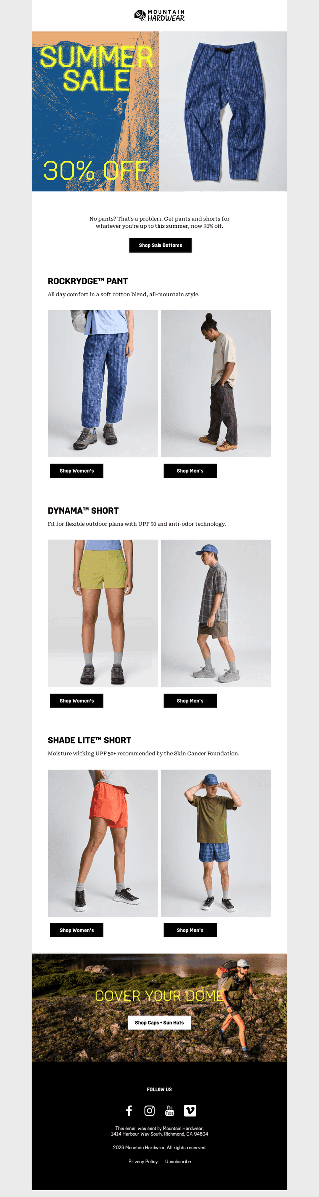 30% off bottoms? It’s on.