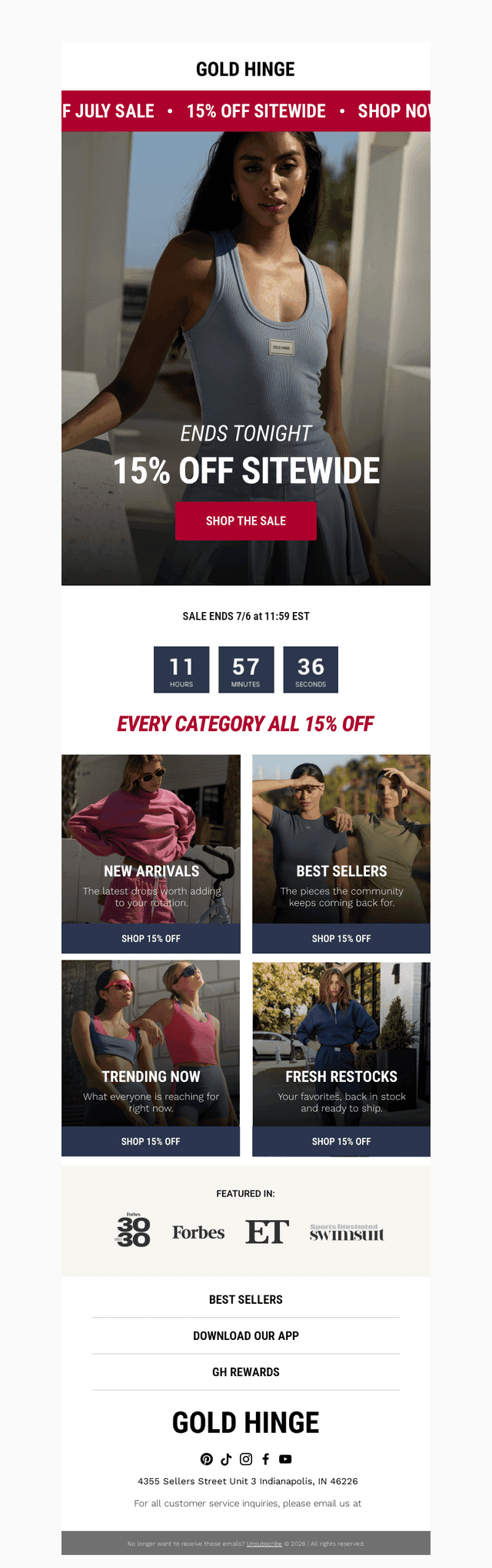 Ends Tonight. Full Price Returns Tomorrow.