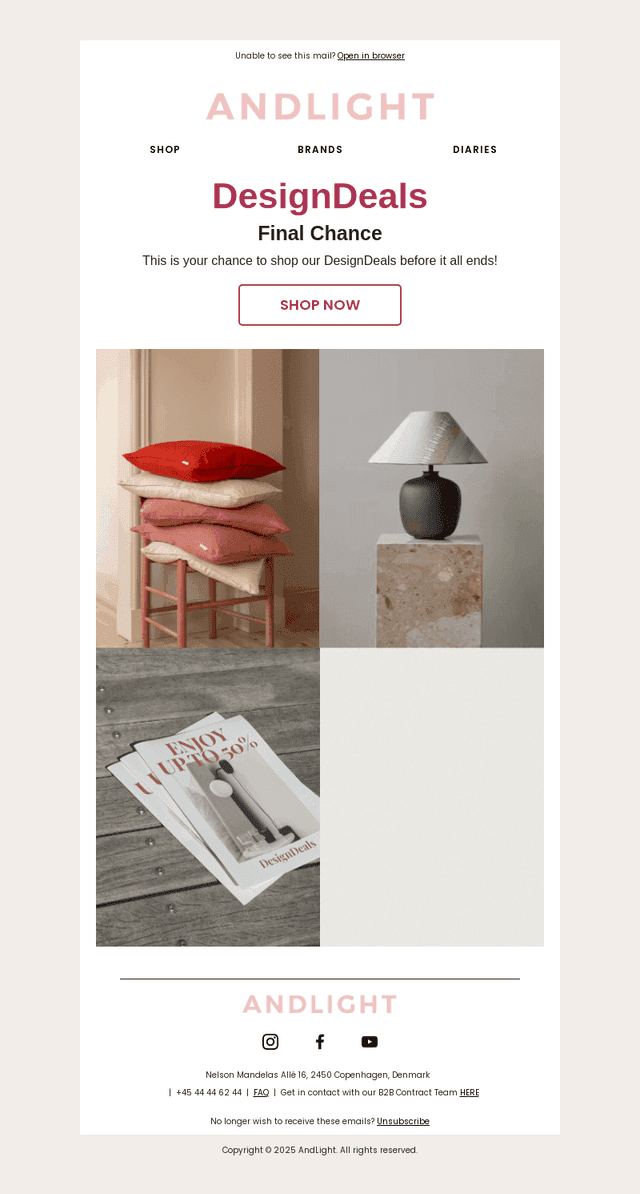 Last chance | Save up to 50%