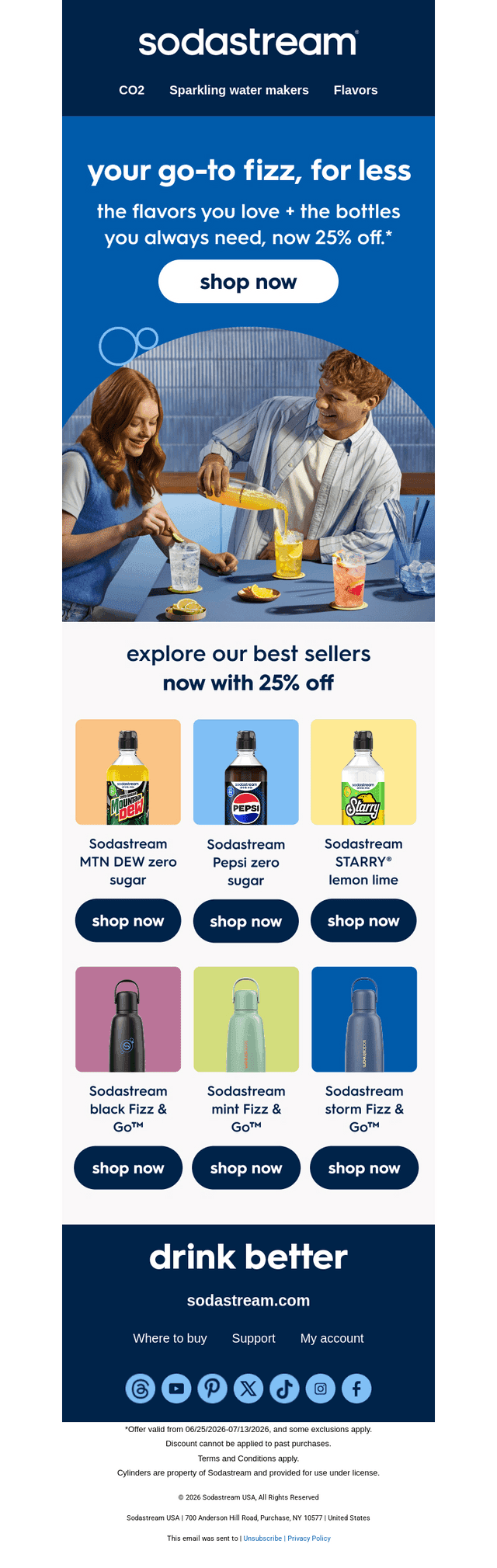 25% off* your go-to picks