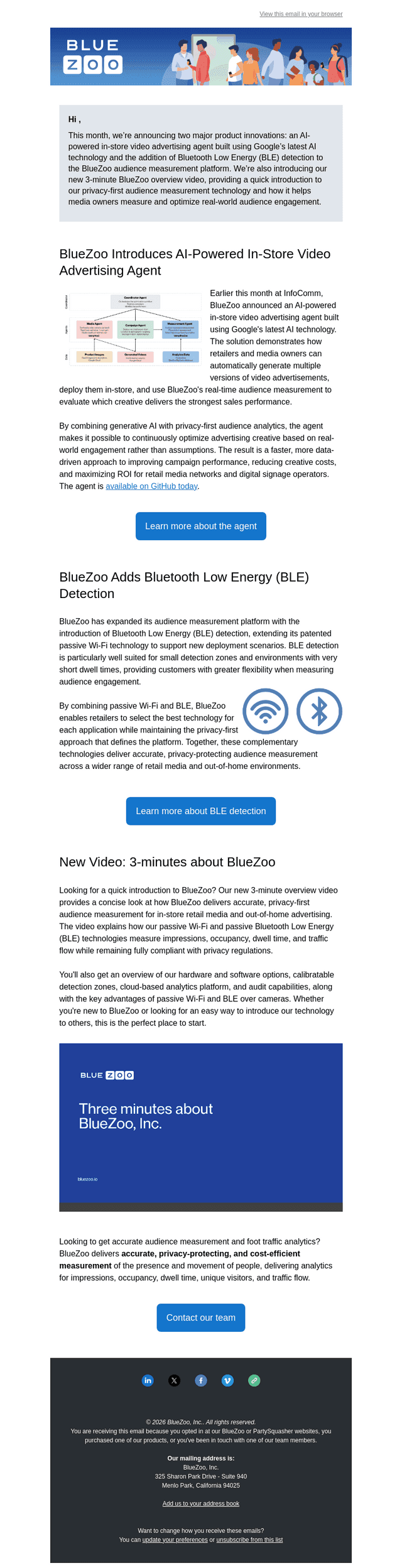 BlueZoo Inc. email from Tue, Jul 7, 2026